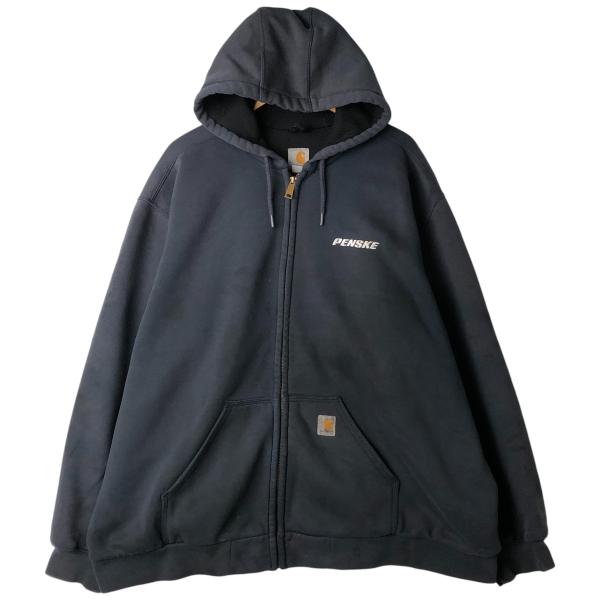 Carhartt（カーハート） 古着 スウェットフルジップパーカー メンズXXL