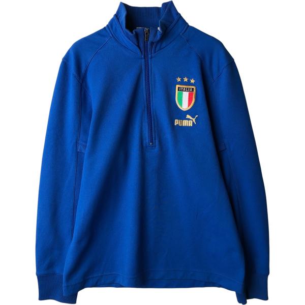 PUMA（プーマ） 古着 90~00年代 イタリア代表 ハーフジップ ジャージ