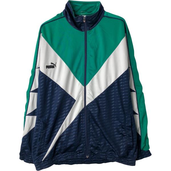 希少！ヴィンテージ80-90年代　PUMA ナイロンセットアップ　美品 新品・未使用品 90年代ヴィンテージ 万国旗タグ＆セットアップ PUMA
