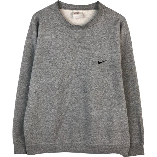 NIKE（ナイキ） 古着 90~00年代 ワンポイントロゴスウェットシャツ