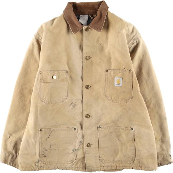 古着 カーハート Carhartt ミシガンチョアコート ダックカバーオール メンズXL相当/eaa614243 Carhartt（カーハート） 古着 ミシガンチョアコート ダック