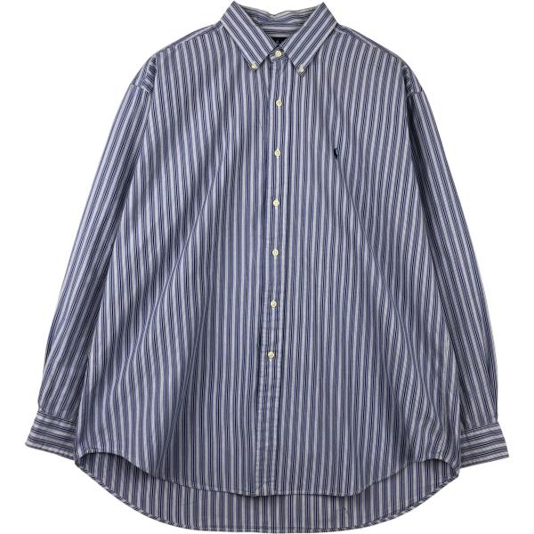 古着 ラルフローレン Ralph Lauren BLAKE マルチストライプ 長袖