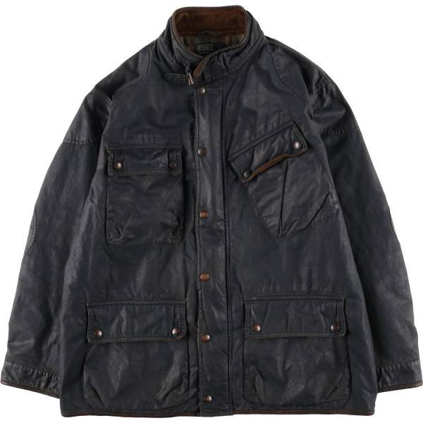 Polo Ralph Lauren ポロラルフローレン オイルジャケット XL 古着 ラルフローレン Ralph Lauren POLO by 中綿入り ワックスコットン