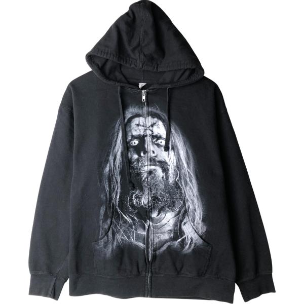 古着 Independent Trading Company Rob Zombie ロブゾンビ バンド スウェットフルジップパーカー メンズL相当/eaa615105 古着 Independent Trading Company Rob Zombie ロブゾンビ バンド