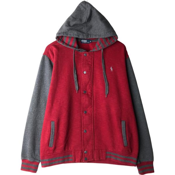 古着 ラルフローレン Ralph Lauren POLO by Ralph Lauren ツートン スウェットフルジップパーカー メンズXL相当/eaa615106 古着 ラルフローレン Ralph Lauren POLO by ツートン スウェット