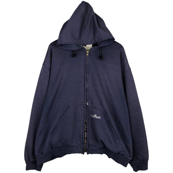 Carhartt（カーハート） 古着 スウェットフルジップパーカー メンズXXL
