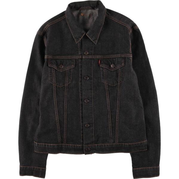 Levi's（リーバイス） 古着 ユーロモデル ブラック デニムジャケット G