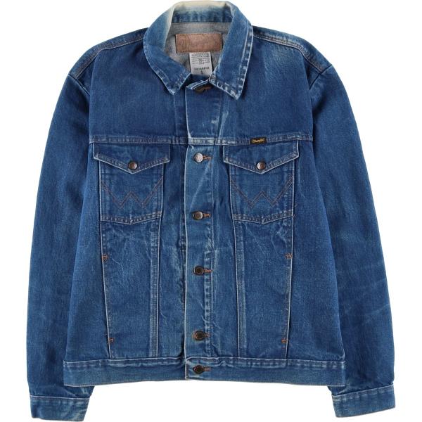 【Wrangler】ヴィンテージデニムジャケット Wrangler（ラングラー） 古着 90年代 デニムジャケット Gジャン メンズ