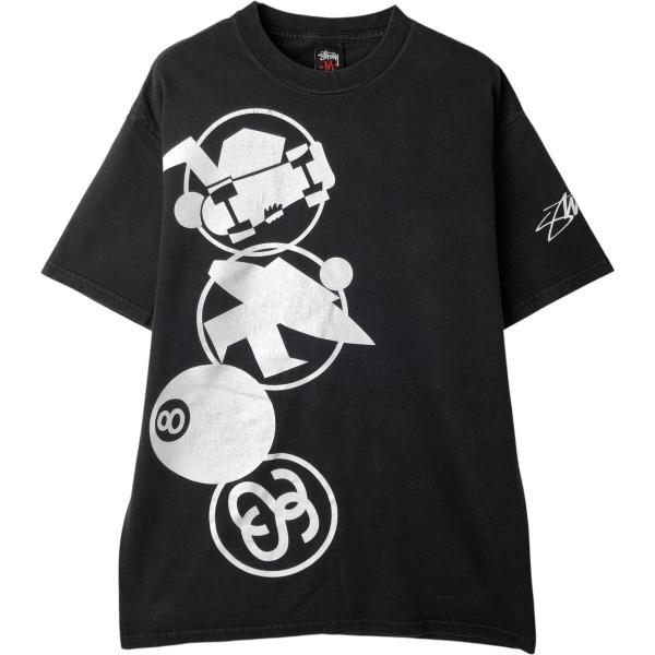 00s old STUSSY Tシャツ　ストーン STUSSY（ステューシー） 古着 00年代~ サーフ スケートTシャツ メンズM