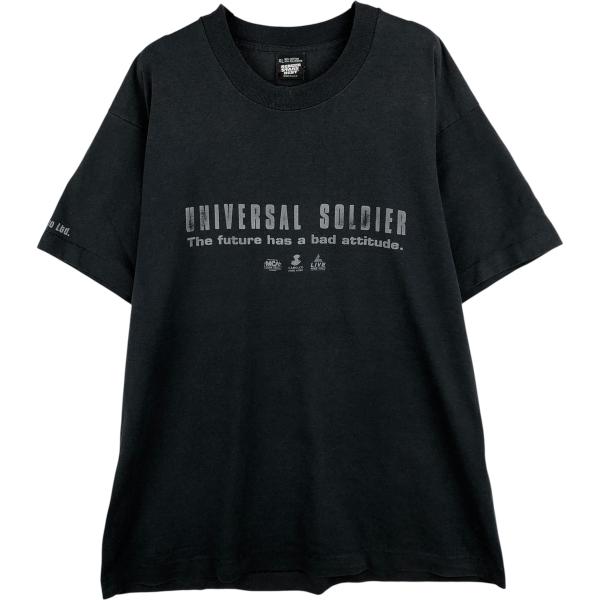 古着 90年代 スクリーンスターズ UNIVERSAL SOLDIER ユニバーサルソルジャー 映画 ムービーTシャツ USA製 メンズXL相当 /eaa618679