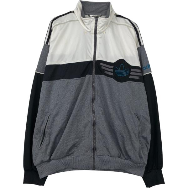 【レア】80-90s adidas アディダス　トラックジャケット　トレフォイル adidas（アディダス） 古着 80~90年代 トレフォイルロゴ バックロゴ