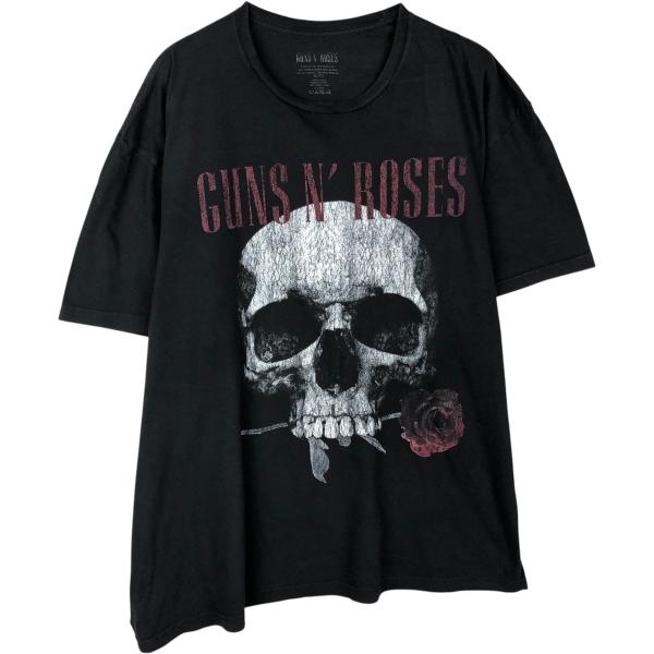 古着 GUNS N' ROSES ガンズアンドローゼズ ドクロ柄 スカル柄 バンドT