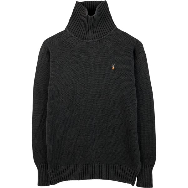 古着 ラルフローレン Ralph Lauren タートルネック コットンニットセーター メンズM相当/eaa619222 古着 ラルフローレン Ralph Lauren タートルネック コットンニット