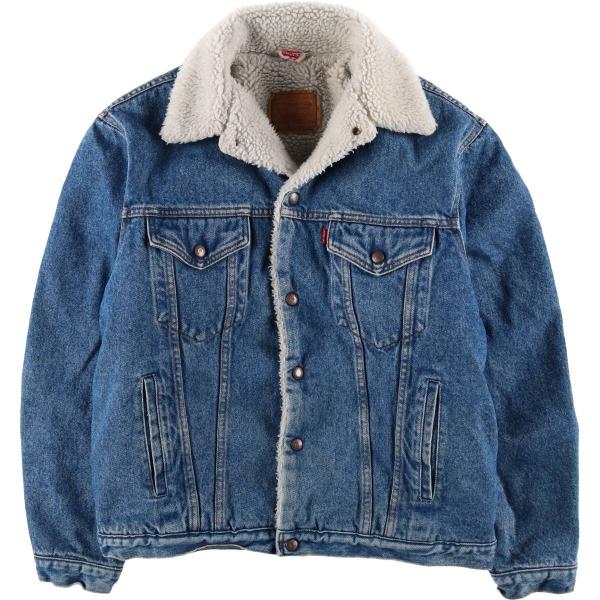 古着 90年代 リーバイス Levi's 70608-0214 デニムボアジャケット メンズM相当 ヴィンテージ/eaa619670 Levi's（リーバイス） 古着 90年代 Levi's 70608-0214 デニムボア