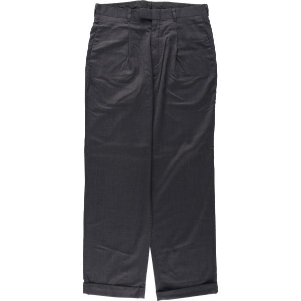 古着 90~00年代 ダナキャランニューヨーク DKNY ワンタック スラックスパンツ メンズw33相当/eaa622103 古着 ダナキャランニューヨーク DKNY ワンタック スラックスパンツ