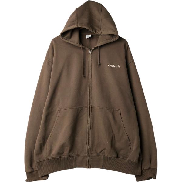 古着Carhartt Carhartt（カーハート） 古着 スウェットフルジップパーカー メンズXL
