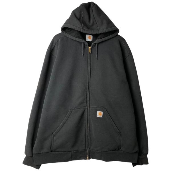 Carhartt（カーハート） 古着 スウェットフルジップパーカー メンズXL