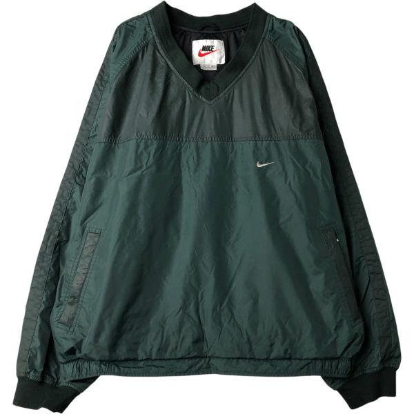 古着 90年代 ナイキ NIKE Vネック ナイロンプルオーバー メンズXL相当 ヴィンテージ/eaa624501 NIKE（ナイキ） 古着 90年代 NIKE Vネック ナイロンプルオーバー