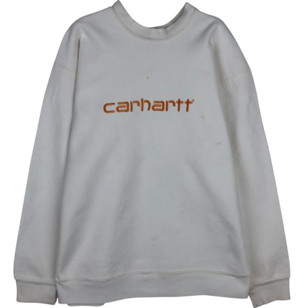古着 カーハート Carhartt ロゴスウェットシャツ トレーナー メンズXL相当/eaa624687 Carhartt（カーハート） 古着 ロゴスウェットシャツ トレーナー メンズ