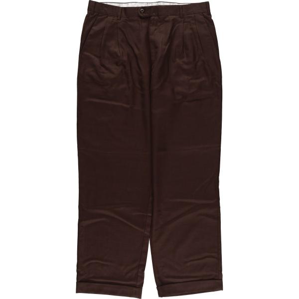 古着 Zanella NORDSTROM ツータック ウールパンツ スラックス