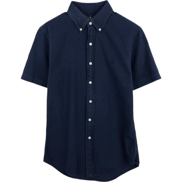 古着 ラルフローレン Ralph Lauren SLIM FIT スリムフィット シアサッカー 半袖 ボタンダウンシャツ レディースS相当/eaa626416 古着 ラルフローレン Ralph Lauren SLIM FIT スリムフィット シア