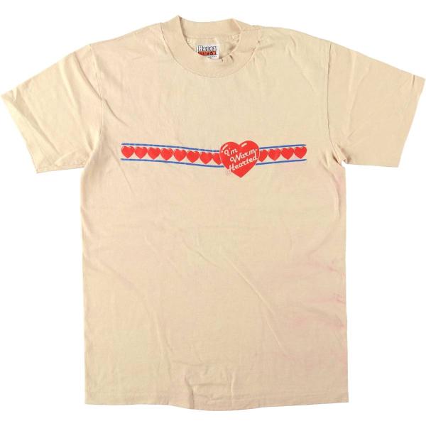 Hanes（ヘインズ） 古着 80年代 Hanes BEEFY-T オレンジタグ プリントT