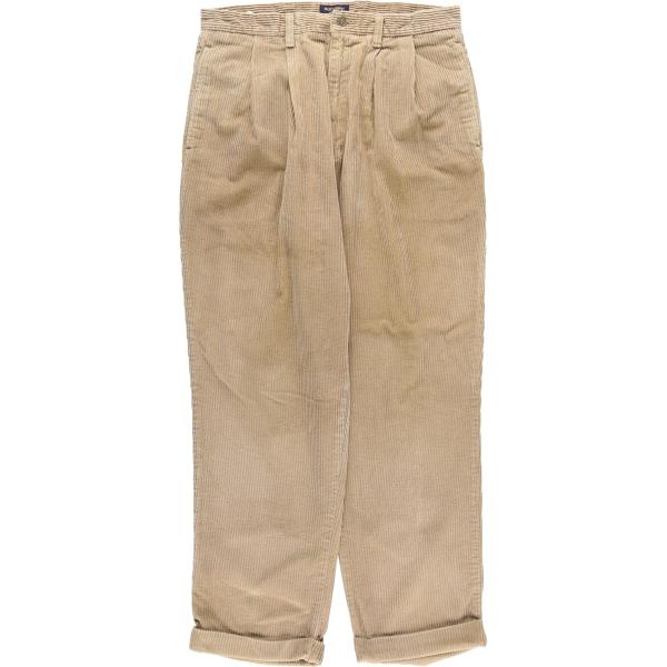 古着 90年代 ドッカーズ DOCKERS khakis LOOSE FIT 太畝 ツータック