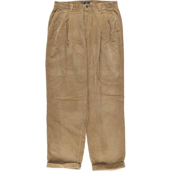 古着 90年代 ギャップ GAP Relaxed Fit ツータック コーデュロイパンツ メンズw34相当 ヴィンテージ/eaa627331 GAP（ギャップ） 古着 90年代 GAP Relaxed Fit ツータック