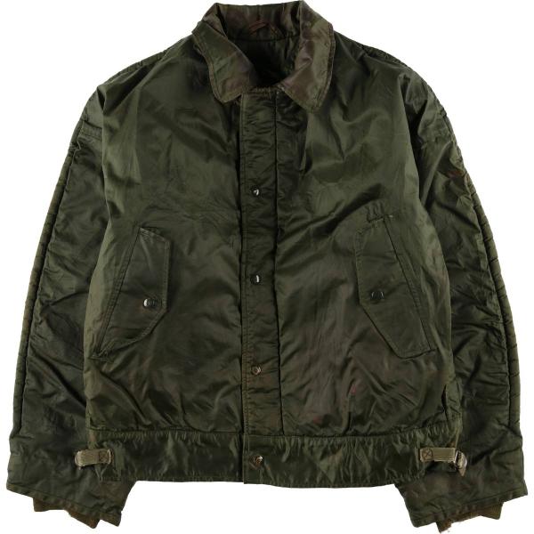 古着 70年代 米軍実品 A-1 ミリタリー デッキジャケット USA製 X-LARGE(46-48) メンズXL相当 ヴィンテージ/eaa627734 古着 70年代 米軍実品 A-1 ミリタリー デッキジャケット USA製 X-LARGE