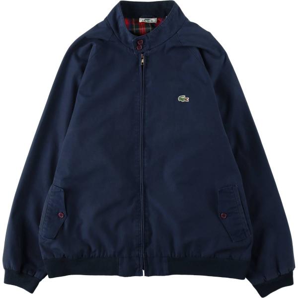 ラコステ　スイングトップ　チェック柄　裏地ペイズリー　美品 LACOSTE（ラコステ） 古着 ハリントンジャケット スイングトップ