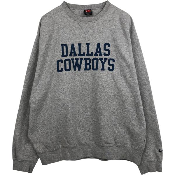 古着 00年代 ナイキ NIKE TEAM NFL DALLAS COWBOYS ダラスカウボーイズ スウェットシャツ トレーナー メンズXL相当/eaa630121 NIKE（ナイキ） 古着 00年代 NIKE TEAM NFL DALLAS COWBOYS ダラス