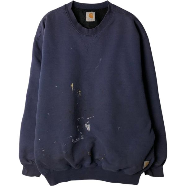 古着 カーハート Carhartt ロゴスウェットシャツ トレーナー メンズXXL相当/eaa630532 Carhartt（カーハート） 古着 ロゴスウェットシャツ トレーナー メンズ