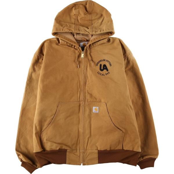 Carhartt（カーハート） 古着 アクティブジャケット ダックフルジップ