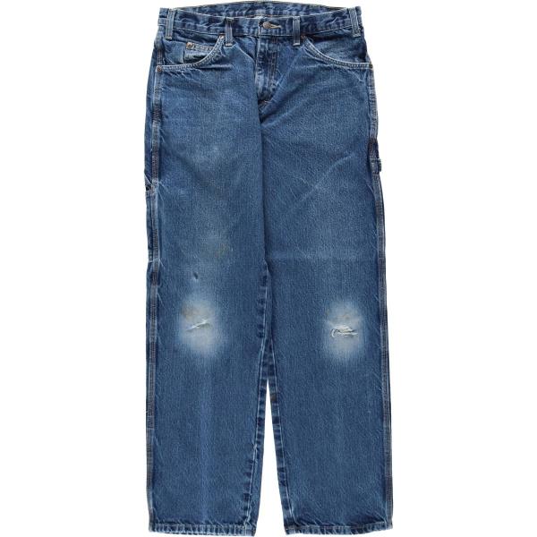 古着 ディッキーズ Dickies デニムペインターパンツ メンズw32相当/eaa631185 Dickies（ディッキーズ） 古着 デニムペインターパンツ メンズw32相当