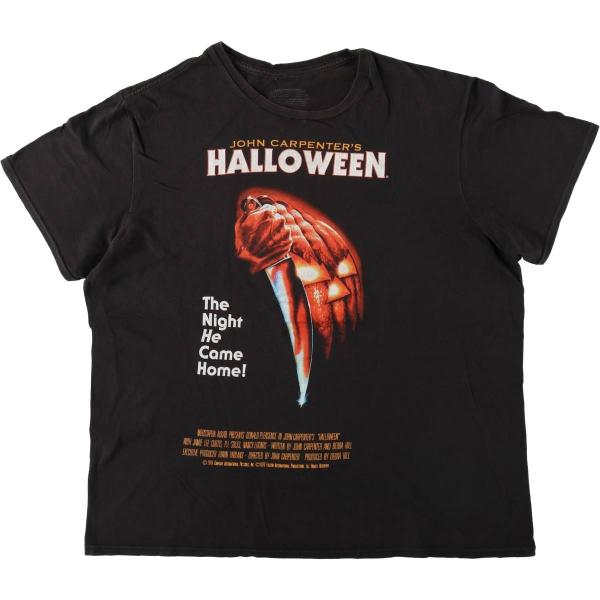 古着 HALLOWEEN ハロウィン 映画 ムービーTシャツ メンズL相当 /eaa631559