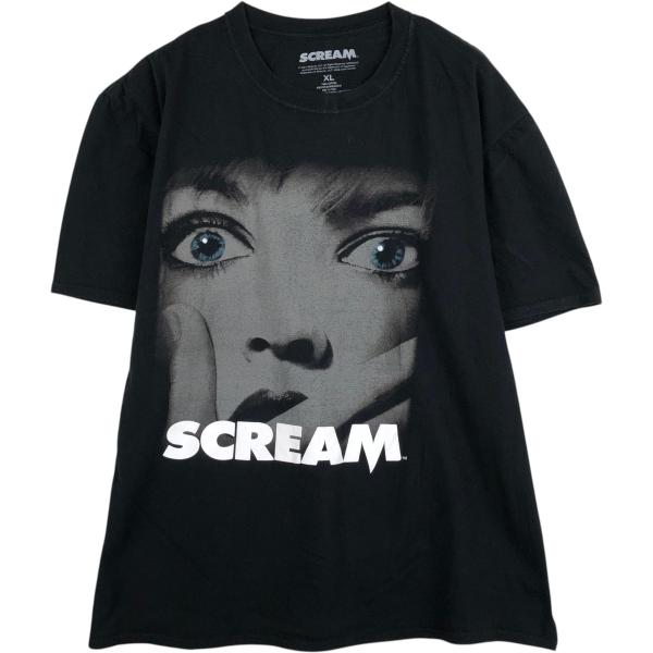 古着 Scream スクリーム 映画 ムービーTシャツ メンズXL相当