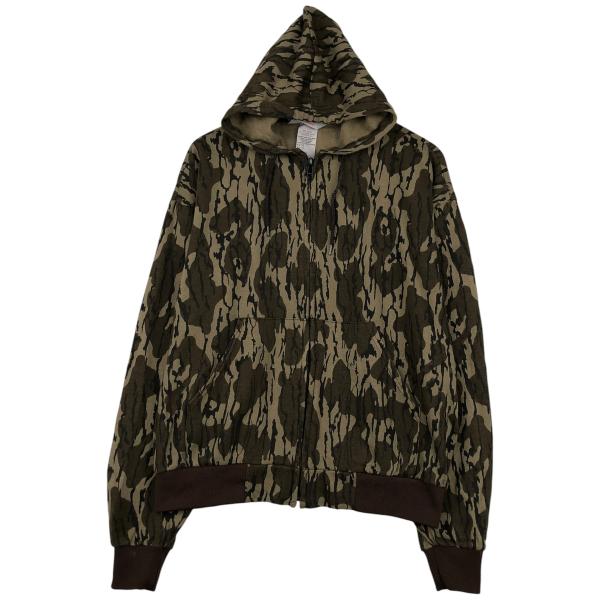 古着 90年代 GROSS GALESBURG OUTDOOR WEAR 迷彩柄 スウェットフルジップパーカー USA製 メンズXL相当 ヴィンテージ/eaa631785 古着 90年代 GROSS GALESBURG OUTDOOR WEAR 迷彩柄 スウェット