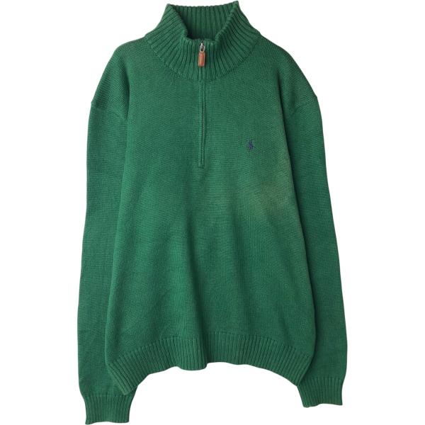 古着 ラルフローレン Ralph Lauren POLO by コットンニットハーフ