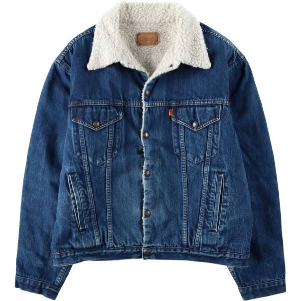 Levi's（リーバイス） 古着 80年代 中綿入り デニムボアジャケット