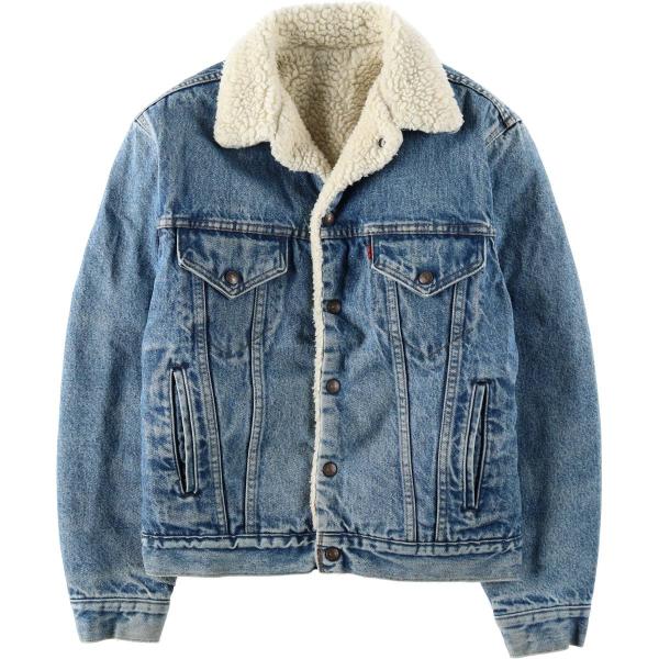 古着 80~90年代 リーバイス Levi's 70608-0216 中綿入り デニムボアジャケット USA製 メンズM相当 ヴィンテージ/eaa632460 Levi's（リーバイス） 古着 80~90年代 Levi's 70608-0216 中綿入り