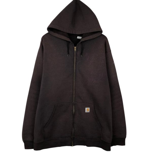 古着 カーハート Carhartt スウェットフルジップパーカー メンズXL相当/eaa633013 Carhartt（カーハート） 古着 スウェットフルジップパーカー メンズXL