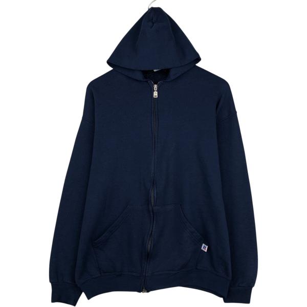 古着 90年代 ラッセル Russell ATHLETIC スウェットフルジップパーカー