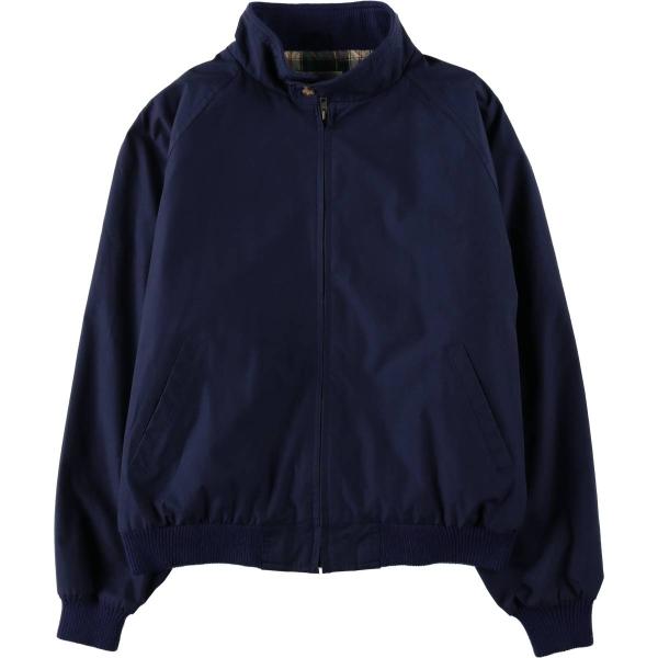 60s【USA製】BAUERヴィンテージ ハリントンジャケット短丈古着 Eddie Bauer（エディーバウアー） 古着 90年代~ チェック柄ライナー