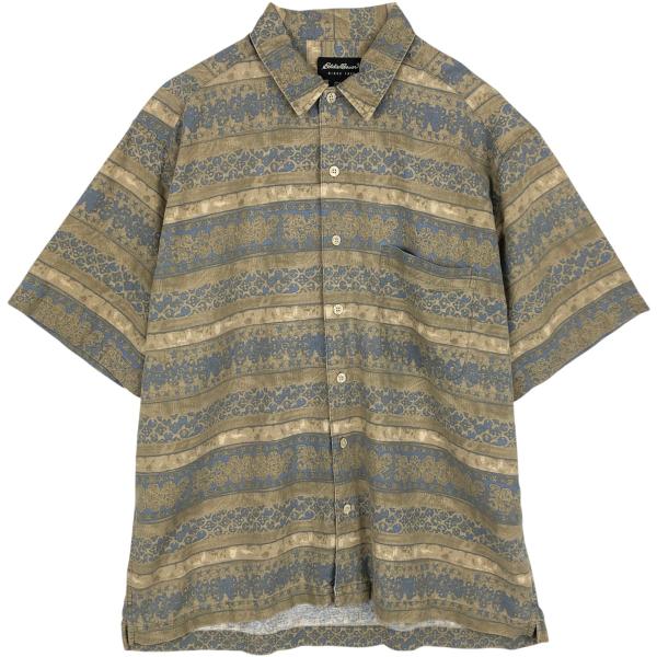トップス 古着 00年代~ エディーバウアー Eddie Bauer 総柄 半袖