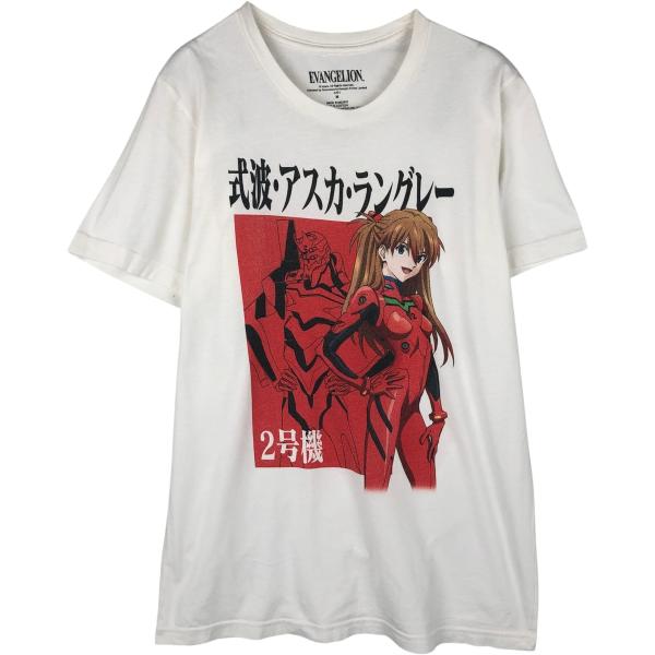 古着 EVANGELION エヴァンゲリオン アニメ キャラクタープリントT