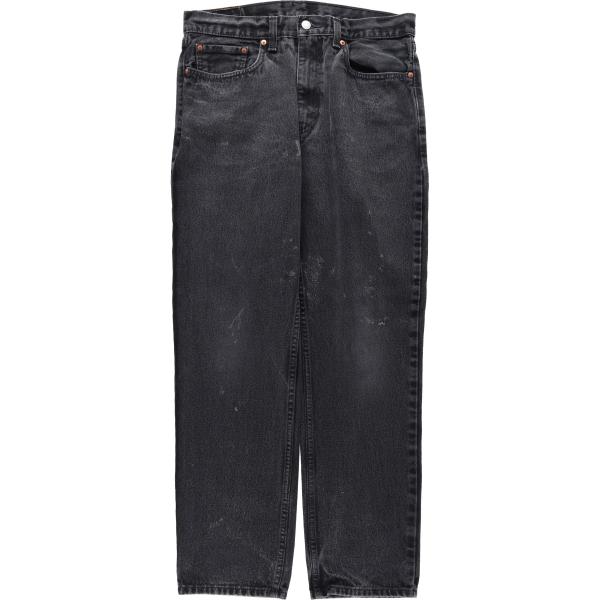 古着 リーバイス Levi's 550 ブラックデニム テーパードデニムパンツ メンズw34相当 ヴィンテージ/eaa633894 Levi's（リーバイス） 古着 Levi's 550 ブラックデニム テーパード