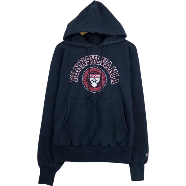 US古着 チャンピオンリバースウィーブ カレッジスウェットパーカー メンズ2XL Champion（チャンピオン） 古着 00年代 Champion REVERSE WEAVE