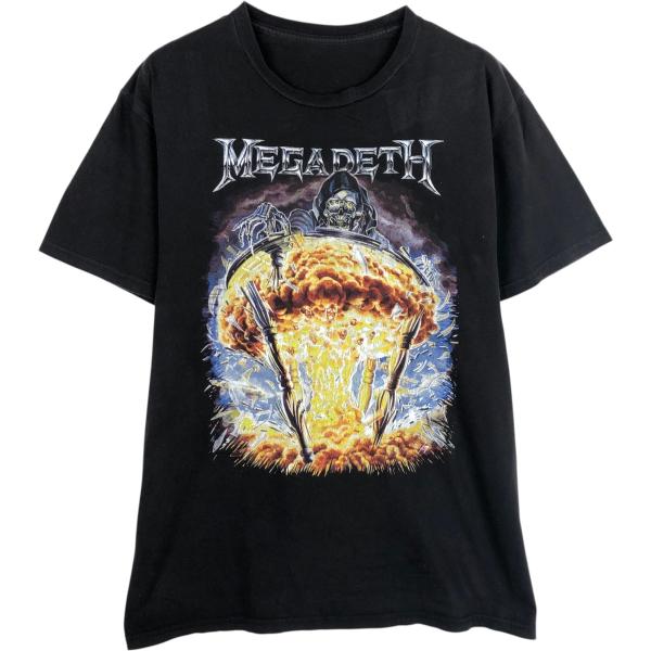 古着 MEGADETH メガデス バンドTシャツ バンT メンズL相当 /eaa636365