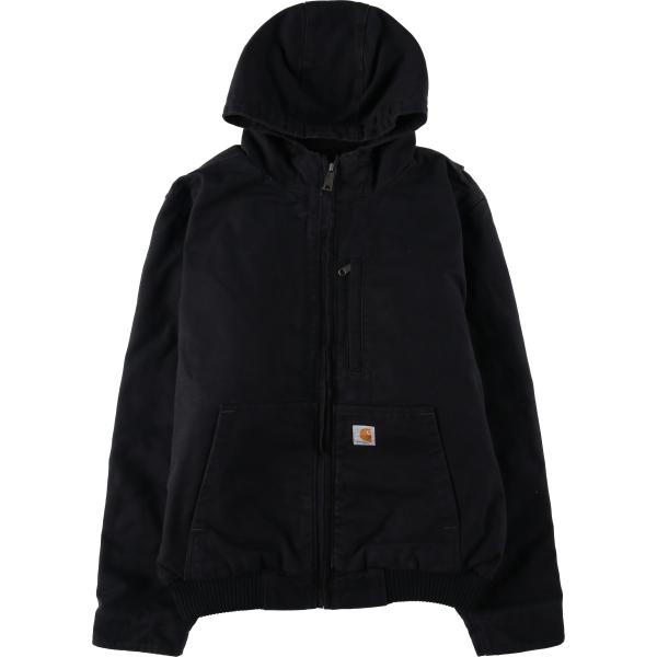 古着 カーハート Carhartt FULL SWING アクティブジャケット 中綿入り ダックフルジップパーカー メンズL相当/eaa636558 Carhartt（カーハート） 古着 Carhartt FULL SWING アクティブ