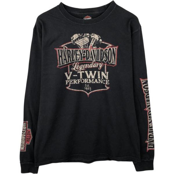 古着Harley-Davidson ロンT 古着 ハーレーダビッドソン Harley-Davidson モーターサイクル ロングT